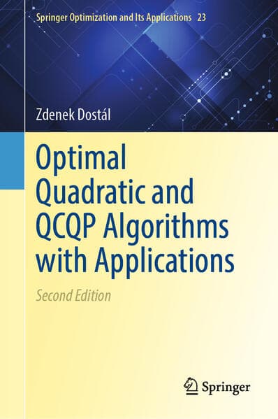 Optimal Quadratic Programming and QCQP Algorithms with Case Studies