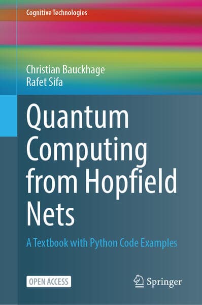 Quantum Computing from Hopfield Nets