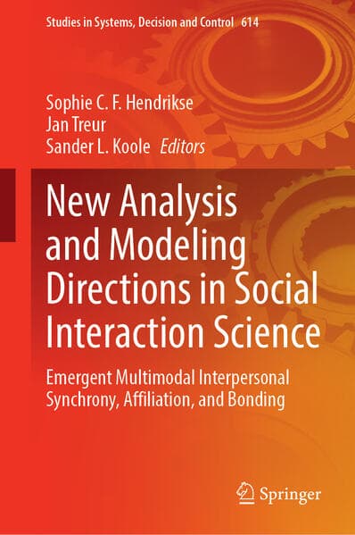 New Analysis and Modeling Directions in Social Interaction Science