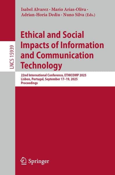 Ethical and Social Impacts of Information and Communication Technology