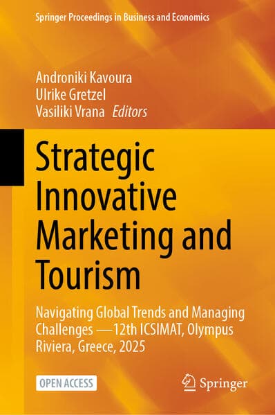 Strategic Innovative Marketing and Tourism