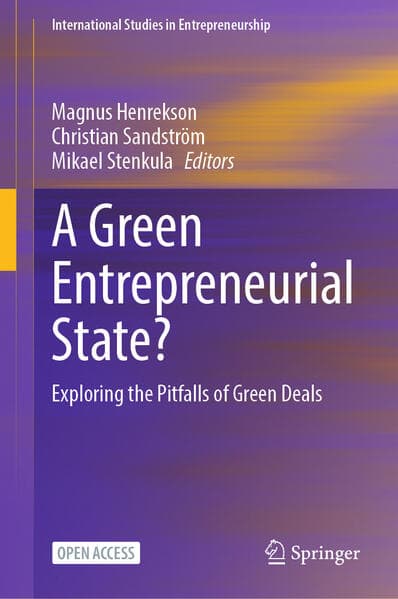 A Green Entrepreneurial State?