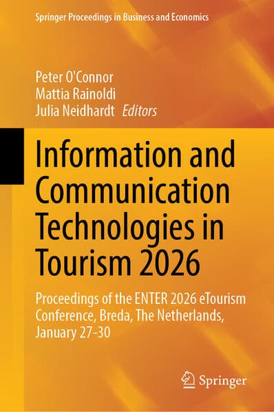 Information and Communication Technologies in Tourism 2026