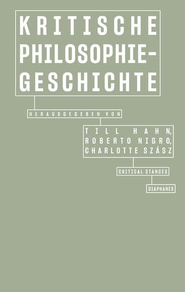 Kritische Philosophiegeschichte