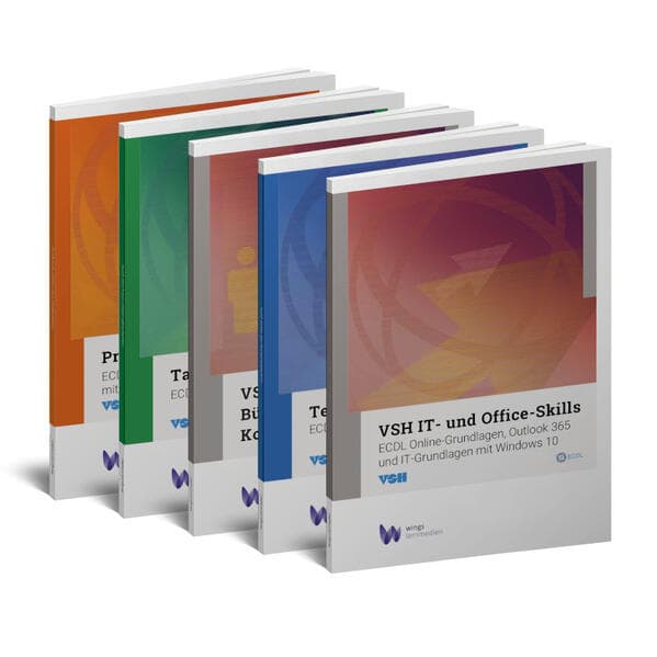 VSH Handelsdiplom Office 365 (ECDL) (5 Bände, s/w)