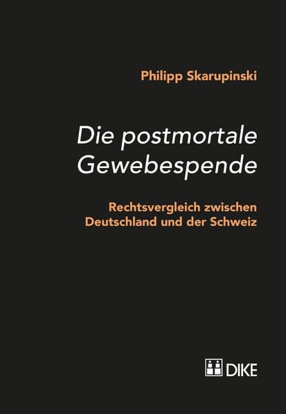 Die postmortale Gewebespende