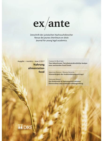 ex/ante 02/2017 Nahrung