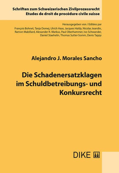 Die Schadenersatzklagen im Schuldbetreibungs- und Konkursrecht