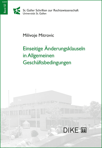 Einseitige Änderungsklauseln in Allgemeinen Geschäftsbedingungen