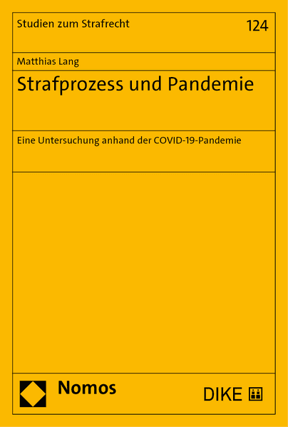 Strafprozess und Pandemie
