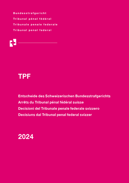 Bundesstrafgericht: TPF 2024