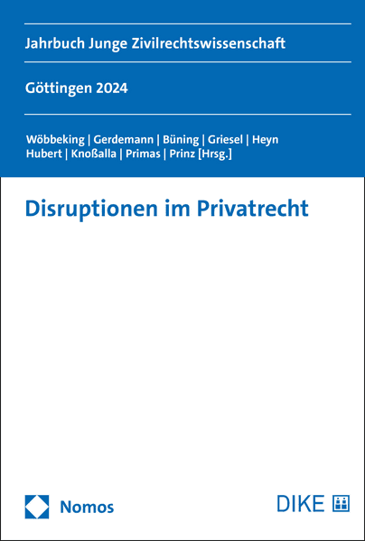 Disruptionen im Privatrecht