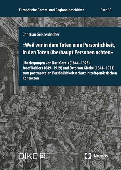 «Weil wir in dem Toten eine Persönlichkeit, in den Toten überhaupt Personen achten»