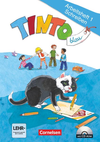 Tinto 1, Blaue JÜL-Ausgabe, 1. Schuljahr, Arbeitsheft 1 Schreiben mit CD-ROM
