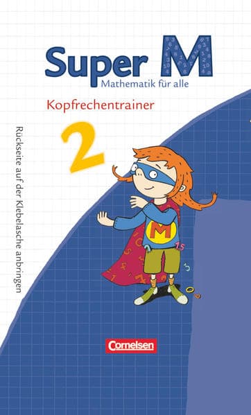 Super M, Mathematik für alle, Zu allen Ausgaben, 2. Schuljahr, Kopfrechnen-Schablone 2, Kartonbeilagen, 10 Stück im Beutel