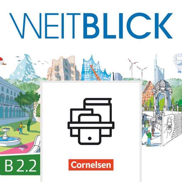 Weitblick, Das große Panorama, B2/2, Kurs- und Übungsbuch und Lizenzcode für BlinkLearning (14 Monate für Lernende), Im Paket