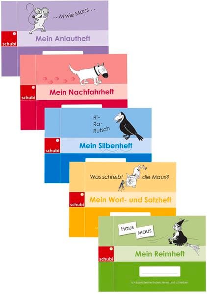 Selbstlernhefte für den Anfangs- und Förderunterricht. Set mit 5 Heften