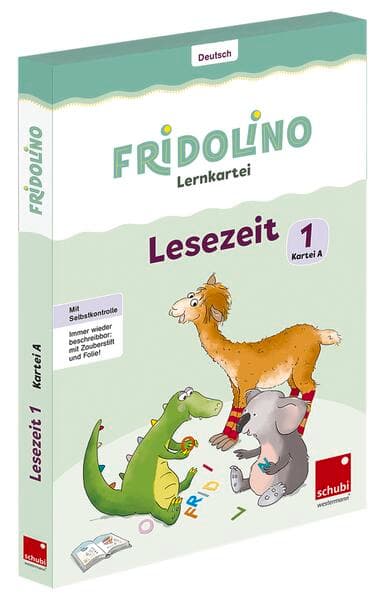 Fridolino-Lernkartei. Lesezeit 1. Schuljahr (Box A)