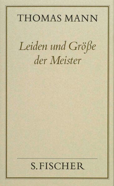 Leiden und Größe der Meister