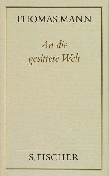 An die gesittete Welt