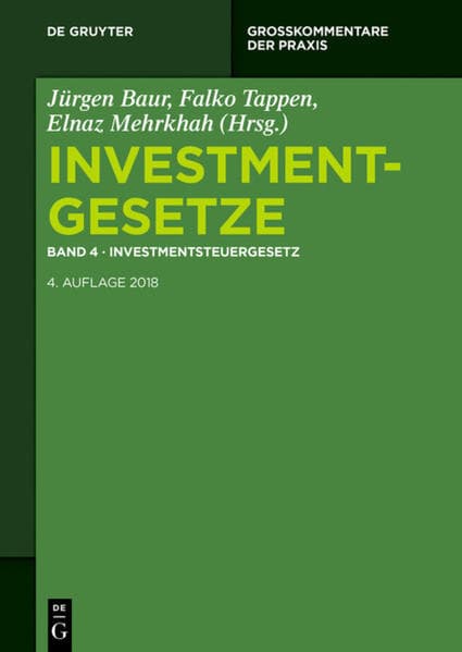 Investmentgesetze / Investmentsteuergesetz