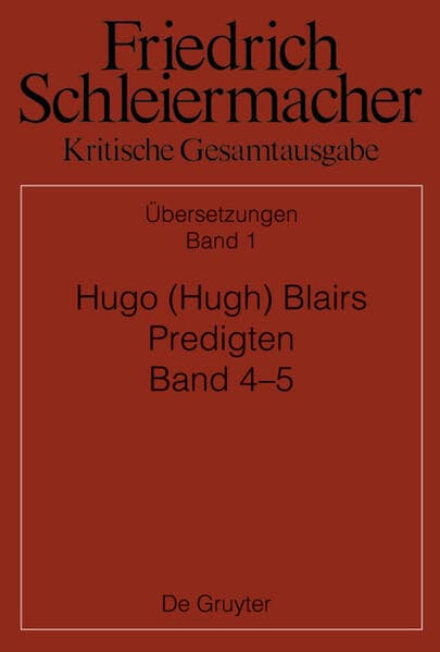 Hugo (Hugh) Blairs Predigten
