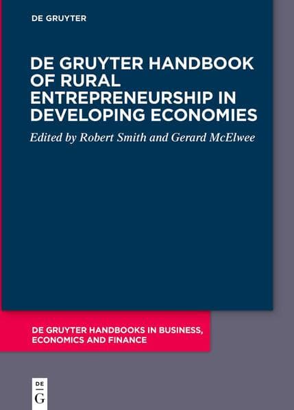 De Gruyter Handbook of Rural Entrepreneurship in Developing Economies