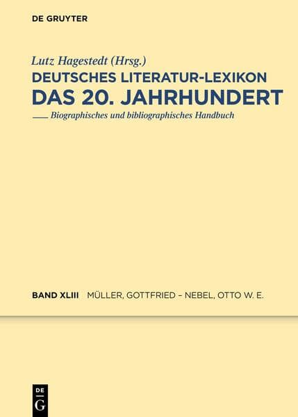 Müller, Gottfried – Nebel, Otto Wilhelm Ernst
