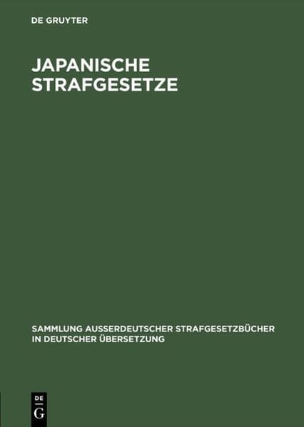 Japanische Strafgesetze