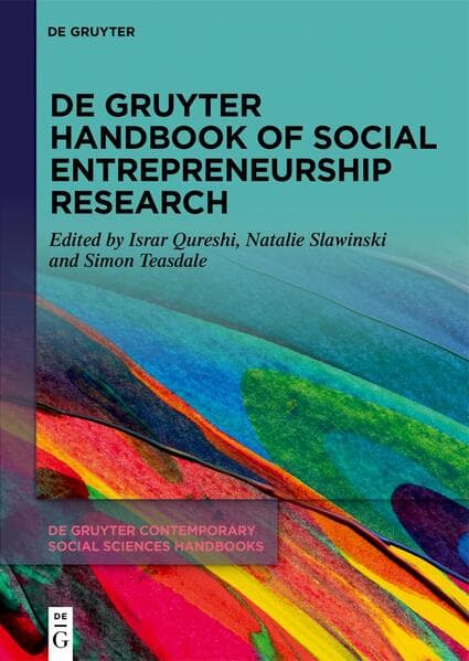 De Gruyter Handbook of Social Entrepreneurship Research
