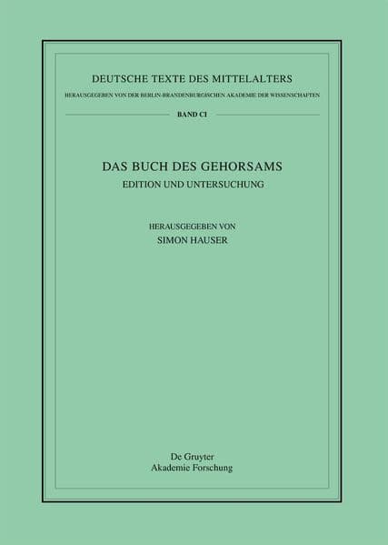 Das Buch des Gehorsams