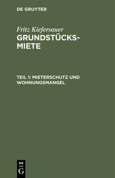 Mieterschutz und Wohnungsmangel
