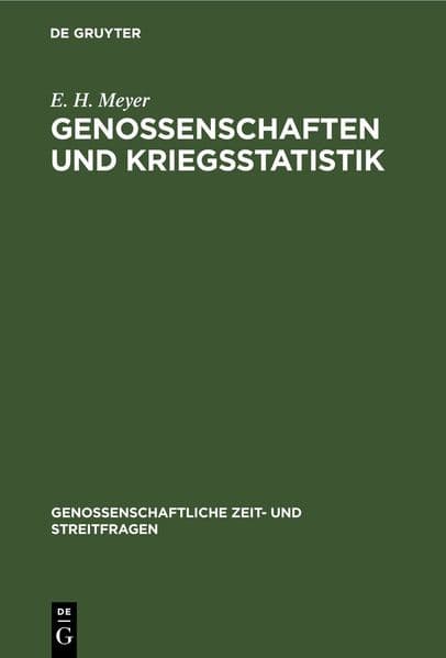Genossenschaften und Kriegsstatistik