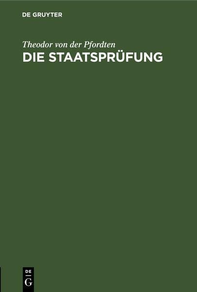 Die Staatsprüfung