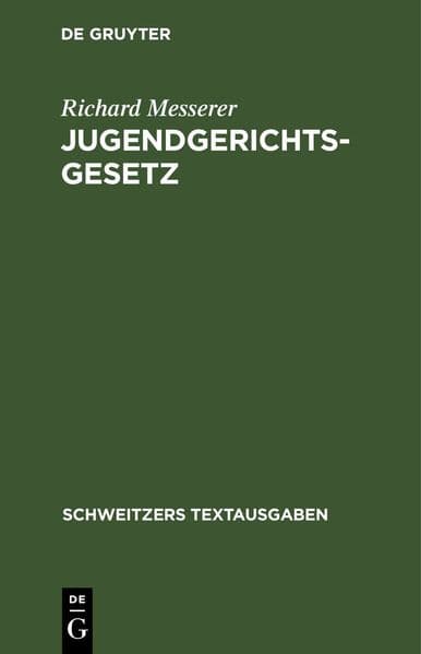 Jugendgerichtsgesetz