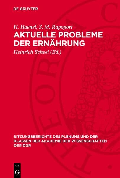 Aktuelle Probleme der Ernährung