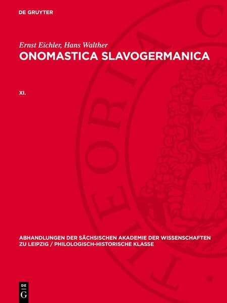 Onomastica Slavogermanica. XI