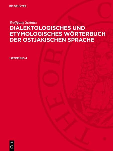 Dialektologisches und etymologisches Wörterbuch der ostjakischen Sprache. Lieferung 4