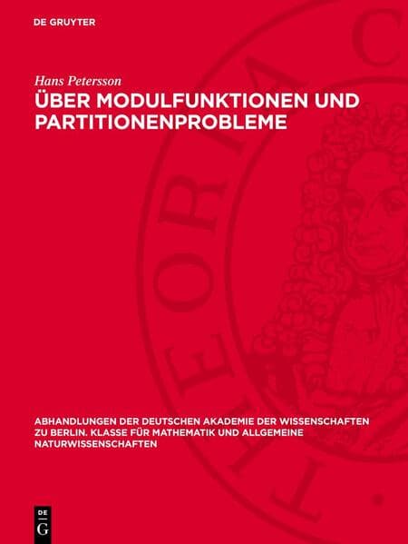 Über Modulfunktionen und Partitionenprobleme