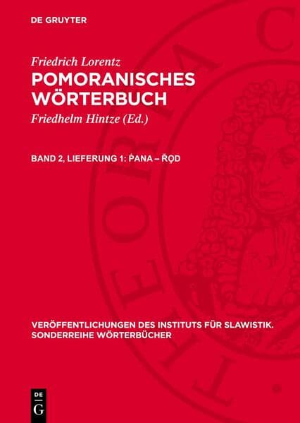 Friedrich Lorentz: Pomoranisches Wörterbuch / Ṕana – řo̧d
