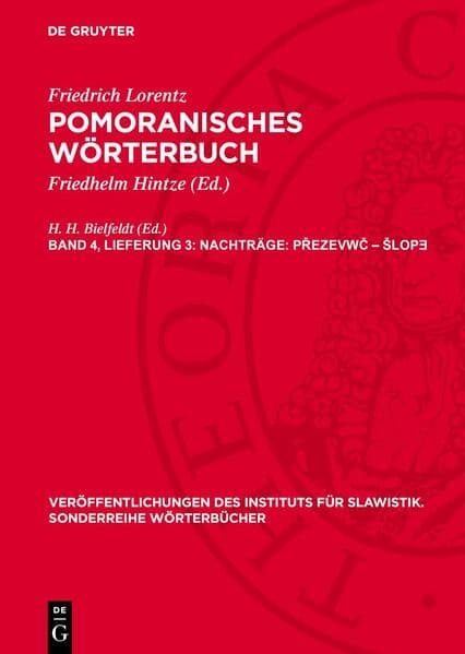 Nachträge: Přezevwč – šlopǝ