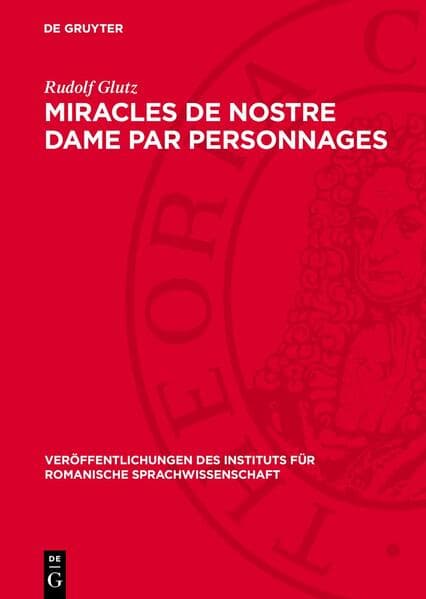 Miracles de Nostre Dame par personnages