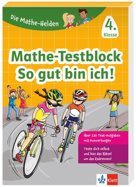 Klett Die Mathe-Helden: Mathe-Testblock So gut bin ich! 4. Klasse