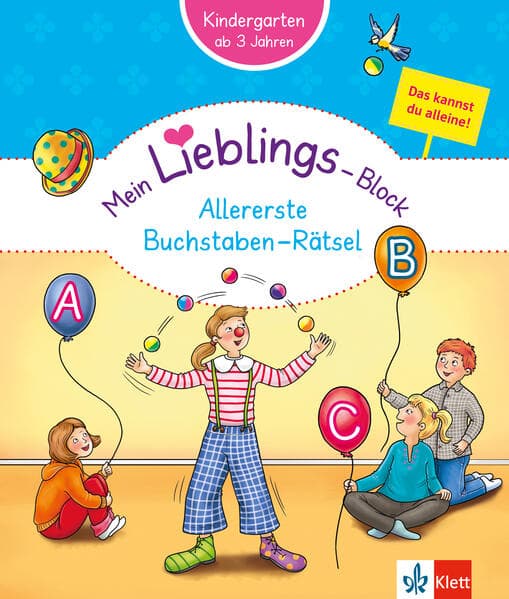 Klett Mein Lieblings-Block: Allererste Buchstaben-Rätsel