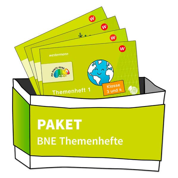 DIE BUNTE REIHE - Bildung für nachhaltige Entwicklung. Paket der Themenhefte 1 -4 Klasse 3/4