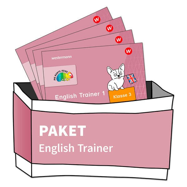 DIE BUNTE REIHE - Englisch. Paket: English Trainer, Klasse 3/4 (4 Hefte)