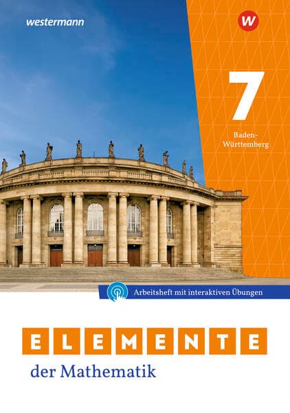 Elemente der Mathematik SI. 7. Arbeitsheft mit Lösungen und interaktiven Übungen. Für Baden-Württemberg
