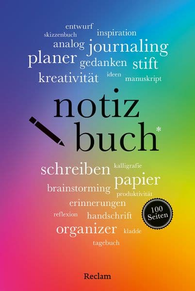 100 Seiten. Notizbuch