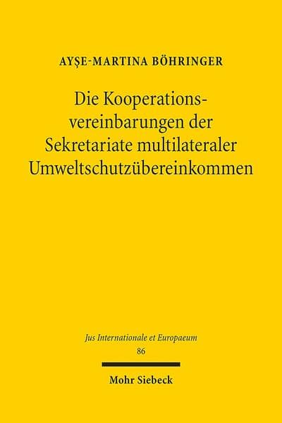 Die Kooperationsvereinbarungen der Sekretariate multilateraler Umweltschutzübereinkommen