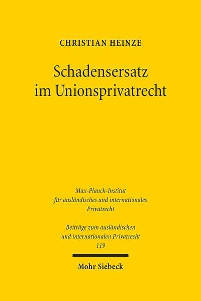 Schadensersatz im Unionsprivatrecht